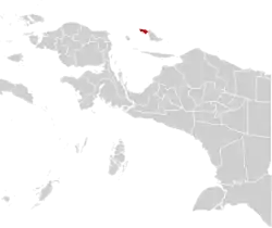 Location Within Western New Guinea