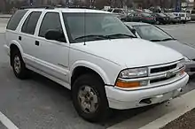 1999–2001 Chevrolet S-10 Blazer with TrailBlazer appearance package