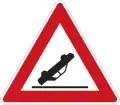 Caution, accident black spot