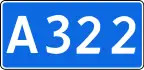 Federal Highway A322 shield}}