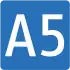 Motorway A5 shield}}