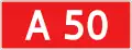 Autostrada A50 shield}}