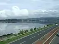 The A8 dual carriageway Langbank Bypass