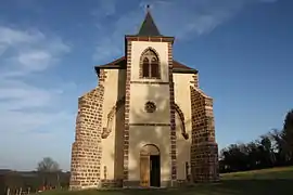 The former abbey church in Saint-Sauveur