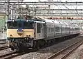 An Akebono service hauled by a Class EF64-1000 locomotive in March 2013