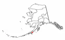 Location of Perryville, Alaska