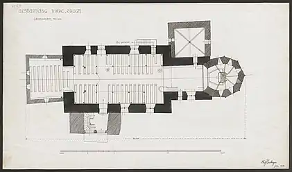 Church floor plan