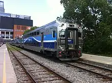 Exo 3000-series MultiLevel coach at Lucien-L'Allier station