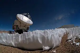 APEX and clusters of white penitentes.