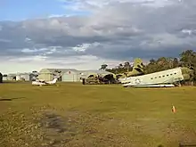 Caribou A4-228 at the airport (2021).