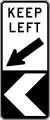 (R2-V122) Keep Left at Islands (Used in Victoria)