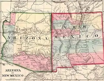 Image 171867 map (from History of New Mexico)