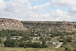 Keams Canyon, as seen from the Arizona SR 264, looking east