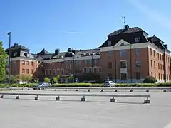 Chancery building and barracks I (from north)