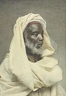 A African Man Dressed in Yellow