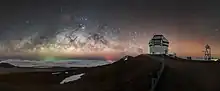 Photo of the The Frederick C. Gillett Gemini Telescope on Mauna Kea in Hawai'i in 2022