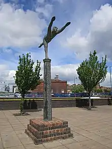 Image 20A Man Can't Fly sculpture, Stoke-on-Trent, England. (from Stoke-on-Trent)