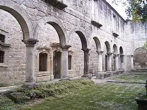 Cloisters of Santa Maria de Bouro Monastery.