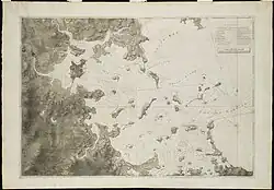 Image 20A survey of Boston Harbor from Atlantic Neptune. (from History of cartography)