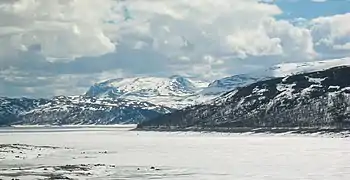 Strandavatnet lake, Hallingskarvet National Park