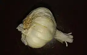 A garlic bulb