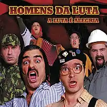 The official cover for "A luta é alegria"