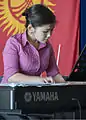 A female student