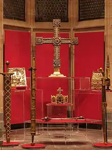 Replica made in 1915 (with other Imperial Regalia) in Aachen Town Hall