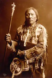 Aatsista-Mahkan, circa 1900, by Edward S. Curtis