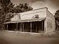 Abandoned storefronts in Hushpuckena