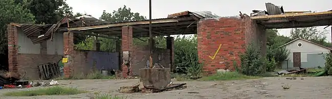 Abandoned car wash in Houston, Texas