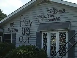 A destroyed Glenville home on October 2, 2003, two weeks after Tropical Storm Henri flooded the subdivision