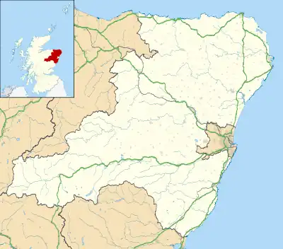 RAF Edzell is located in Aberdeenshire