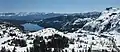 View east to Donner Lake, McGlashan Point, Donner Peak (right).