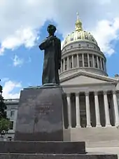 Image 33Abraham Lincoln Walks at Midnight, a statue on the grounds of the West Virginia State Capitol (from West Virginia)