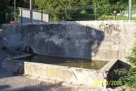 The watering trough in Leychert