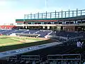 Home plate and right field seating.