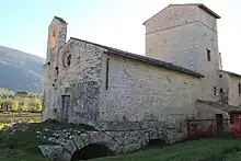 Church built atop ancient bridge