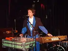 Deibert performing as part of Digital Unicorn in 2007.