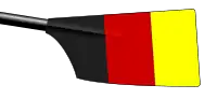 Image showing the rowing club's blade colours