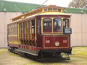 Type E tram no. 118, built 1910