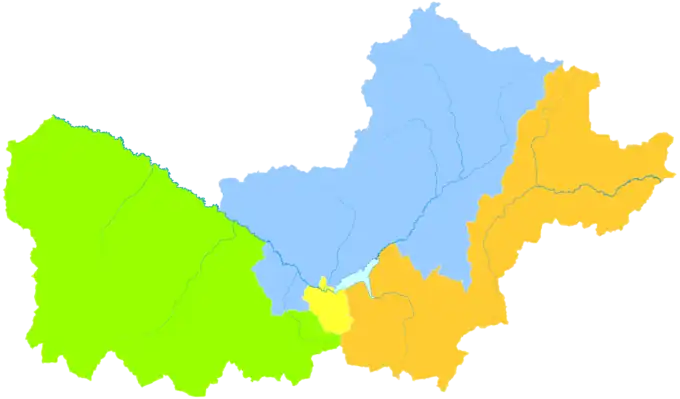 Taoshan is the smallest division in this map of Qitaihe