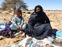 Image 10A Moorish family in the Adrar Plateau. (from Mauritania)