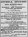 1875. Adams and Lee toured with Bryant's Minstrels in 1875.