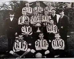 Adwy United 1899 with the St Martins Cup