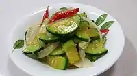 Aehobak-bokkeum (stir-fried Korean zucchini)