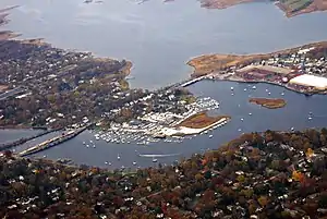 Aerial view of Barrington in 2008