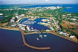 Aerial view of Darwin, 2007.