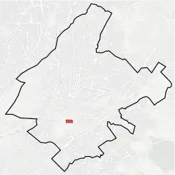 Location within Athens