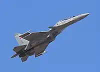 An IAF Sukhoi Su-30MKI at Aero India 2007